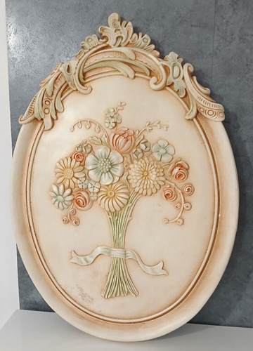 Quadro rilievo con - a, fiori